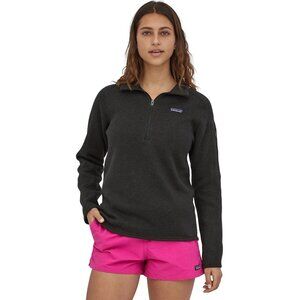 Patagonia Better Sweater 1/4 Zip Fleece Jacket Black XS